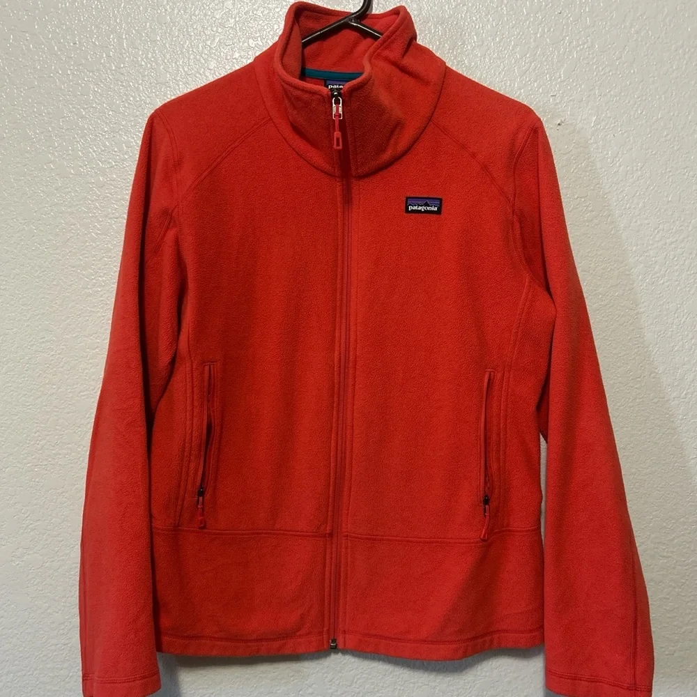 Patagonia Orange/Ref Fleece Jacket - Picture 1 of 4